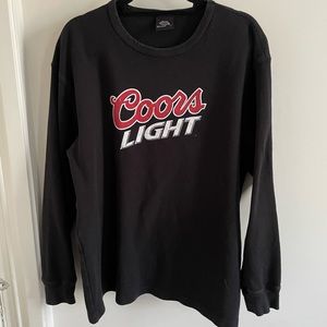 XL Coors light vintage sweatshirt